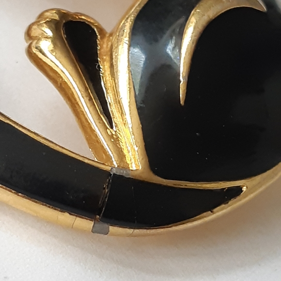 Vintage TRIFARI Black Panther Brooch - Picture 7 of 8